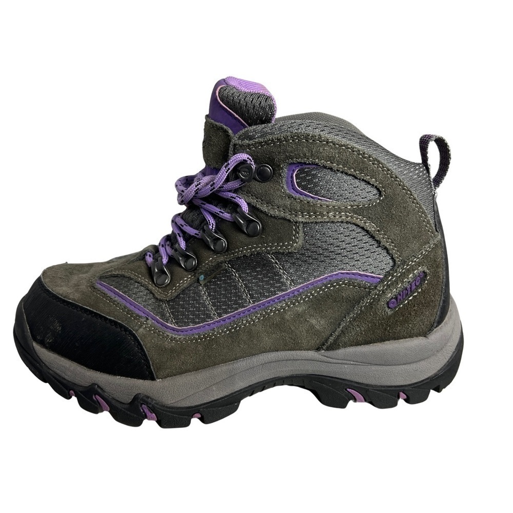 Hi-Tec Hiking Boots Women’s 6.5 Skamania Mid WP Dri-Tec Waterproof Grey Purple